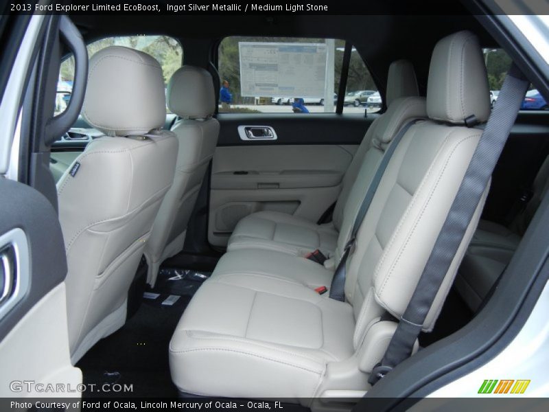 Rear Seat of 2013 Explorer Limited EcoBoost