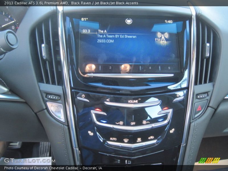 Black Raven / Jet Black/Jet Black Accents 2013 Cadillac ATS 3.6L Premium AWD