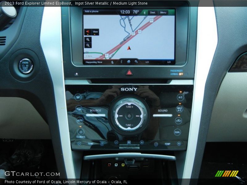 Navigation of 2013 Explorer Limited EcoBoost