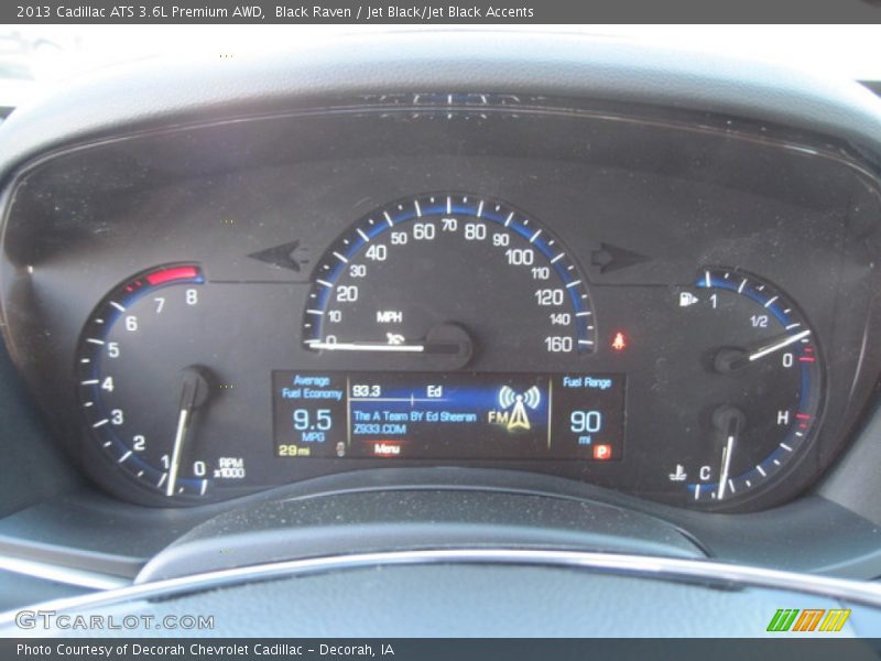 Black Raven / Jet Black/Jet Black Accents 2013 Cadillac ATS 3.6L Premium AWD