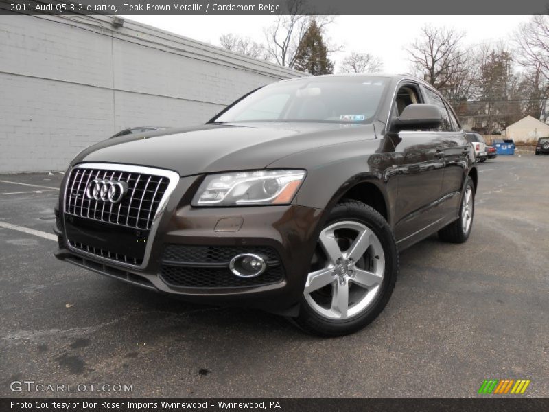 Teak Brown Metallic / Cardamom Beige 2011 Audi Q5 3.2 quattro