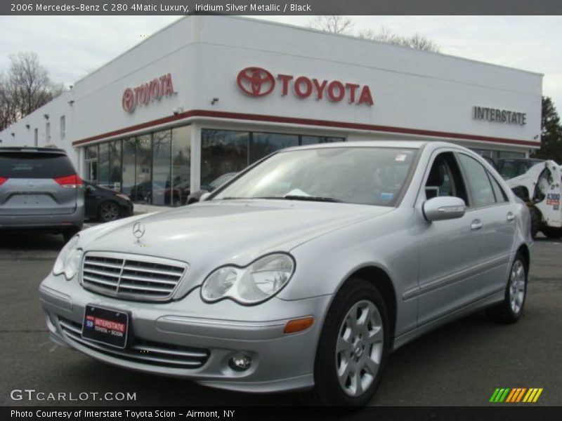 Iridium Silver Metallic / Black 2006 Mercedes-Benz C 280 4Matic Luxury