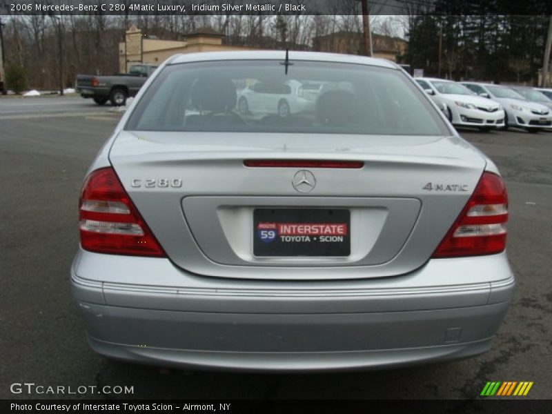 Iridium Silver Metallic / Black 2006 Mercedes-Benz C 280 4Matic Luxury