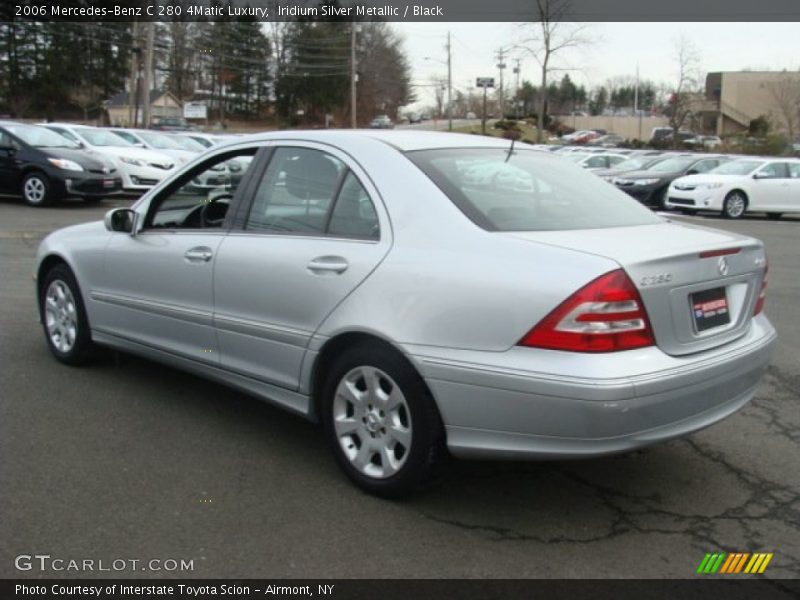 Iridium Silver Metallic / Black 2006 Mercedes-Benz C 280 4Matic Luxury