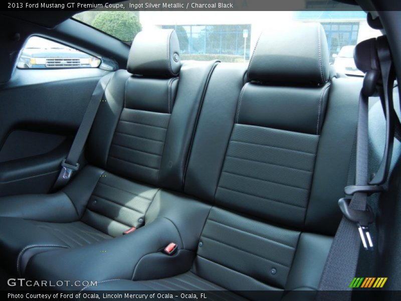 Rear Seat of 2013 Mustang GT Premium Coupe