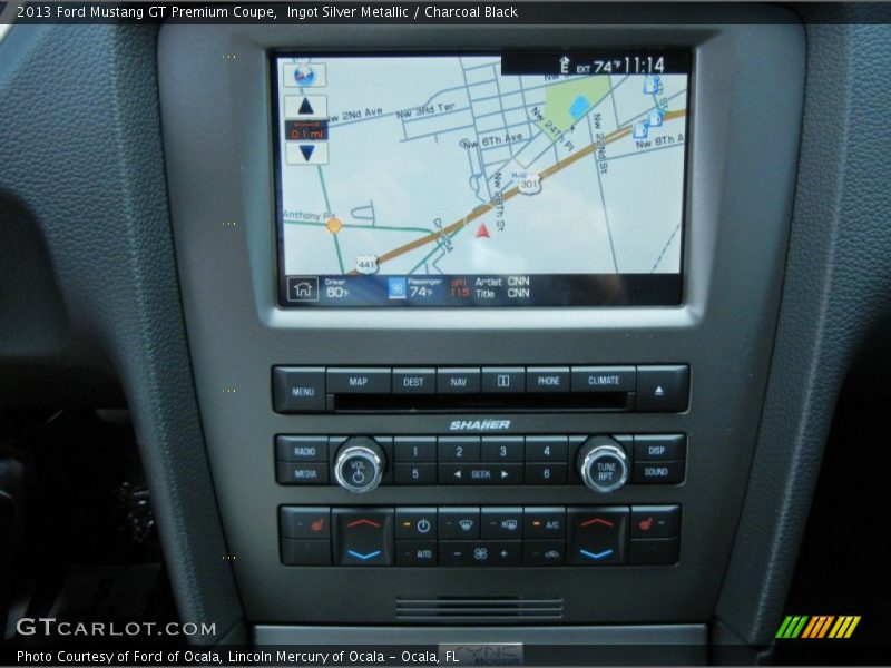 Navigation of 2013 Mustang GT Premium Coupe