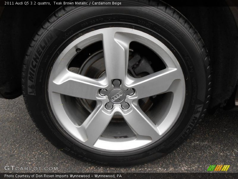 Teak Brown Metallic / Cardamom Beige 2011 Audi Q5 3.2 quattro