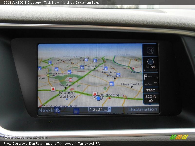 Navigation of 2011 Q5 3.2 quattro