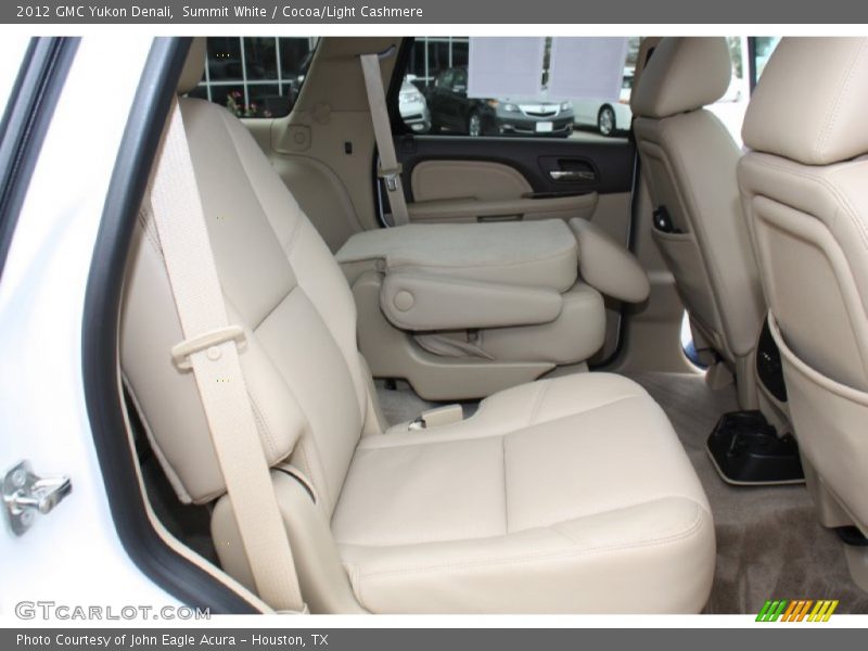 Summit White / Cocoa/Light Cashmere 2012 GMC Yukon Denali