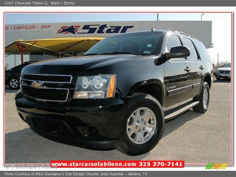 Black / Ebony 2007 Chevrolet Tahoe LS