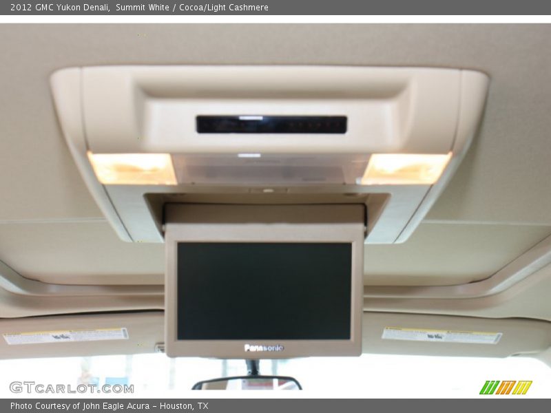 Summit White / Cocoa/Light Cashmere 2012 GMC Yukon Denali