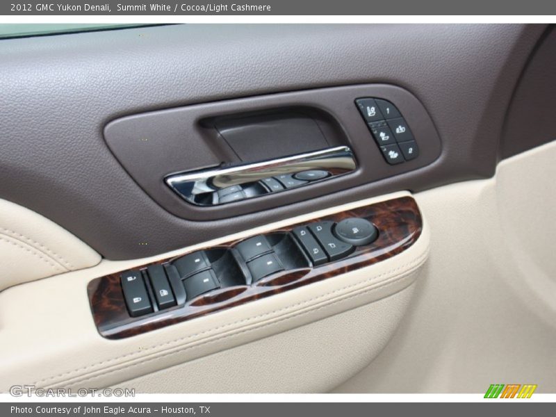 Summit White / Cocoa/Light Cashmere 2012 GMC Yukon Denali
