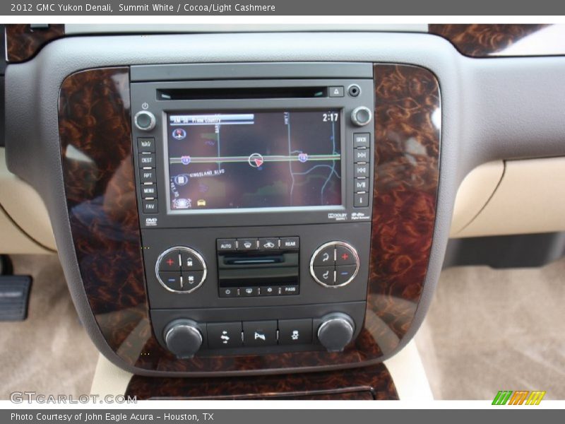 Summit White / Cocoa/Light Cashmere 2012 GMC Yukon Denali