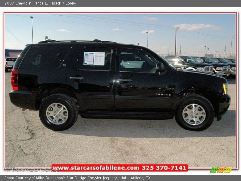 Black / Ebony 2007 Chevrolet Tahoe LS