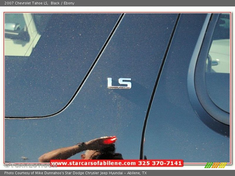 Black / Ebony 2007 Chevrolet Tahoe LS