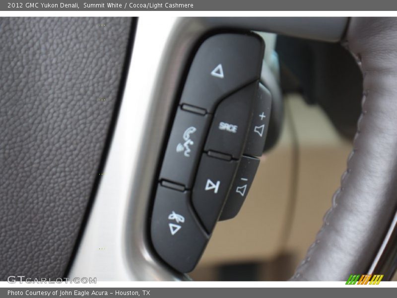 Summit White / Cocoa/Light Cashmere 2012 GMC Yukon Denali