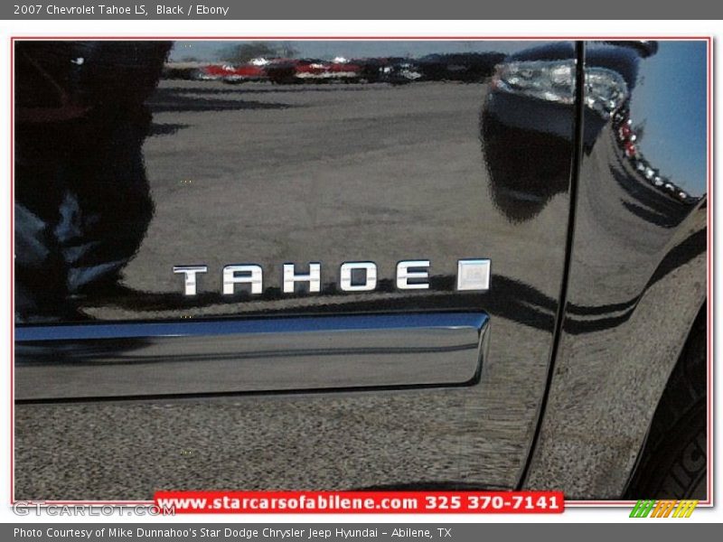 Black / Ebony 2007 Chevrolet Tahoe LS