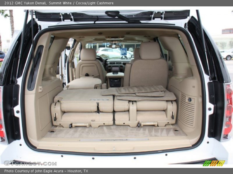 Summit White / Cocoa/Light Cashmere 2012 GMC Yukon Denali