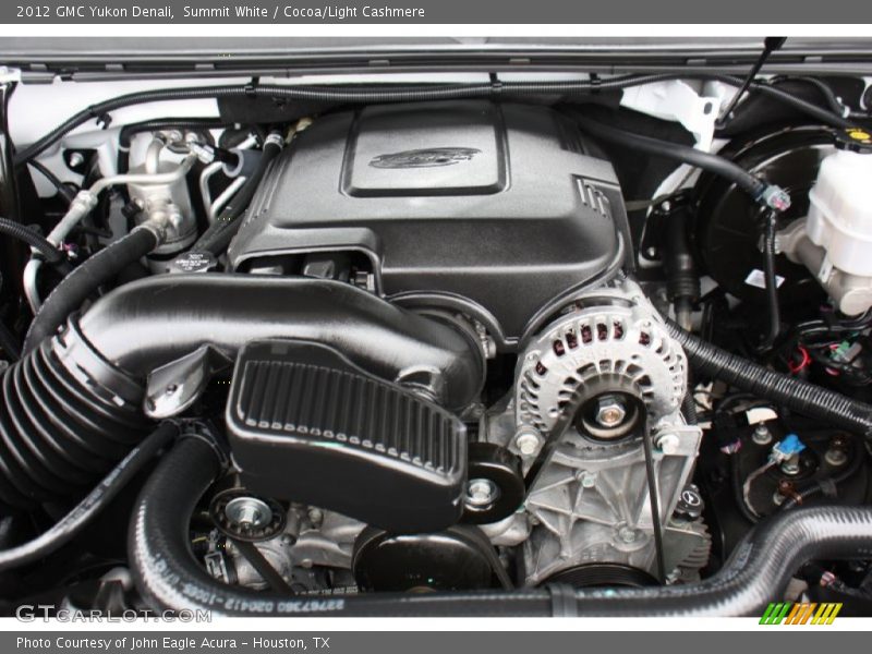 Summit White / Cocoa/Light Cashmere 2012 GMC Yukon Denali