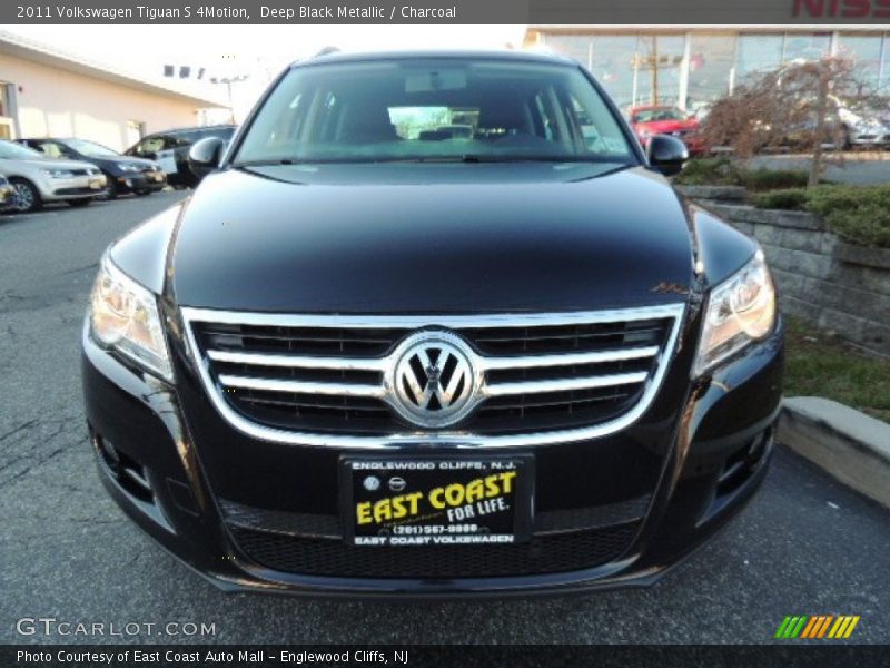 Deep Black Metallic / Charcoal 2011 Volkswagen Tiguan S 4Motion