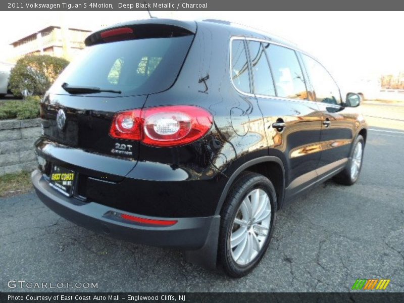 Deep Black Metallic / Charcoal 2011 Volkswagen Tiguan S 4Motion