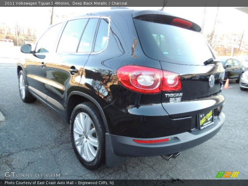 Deep Black Metallic / Charcoal 2011 Volkswagen Tiguan S 4Motion