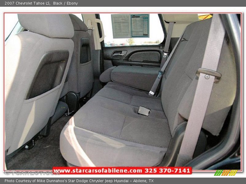 Black / Ebony 2007 Chevrolet Tahoe LS