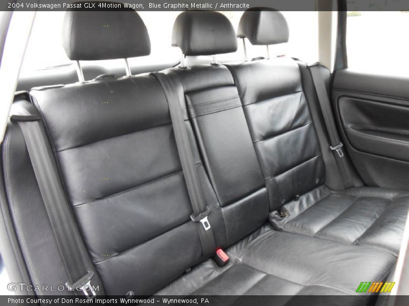 Rear Seat of 2004 Passat GLX 4Motion Wagon