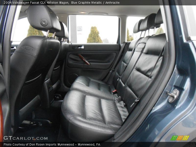 Rear Seat of 2004 Passat GLX 4Motion Wagon