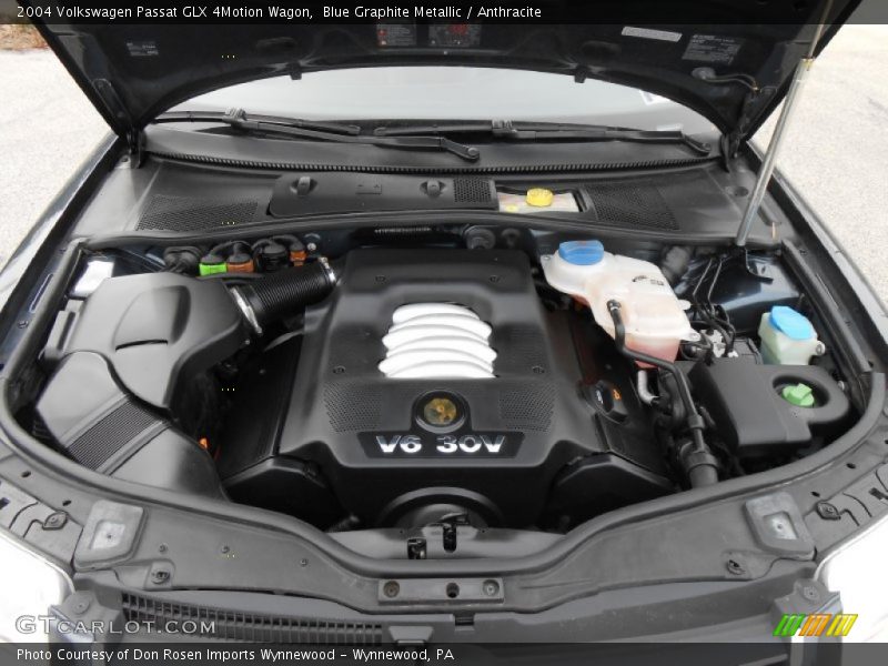  2004 Passat GLX 4Motion Wagon Engine - 2.8 Liter DOHC 30-Valve V6