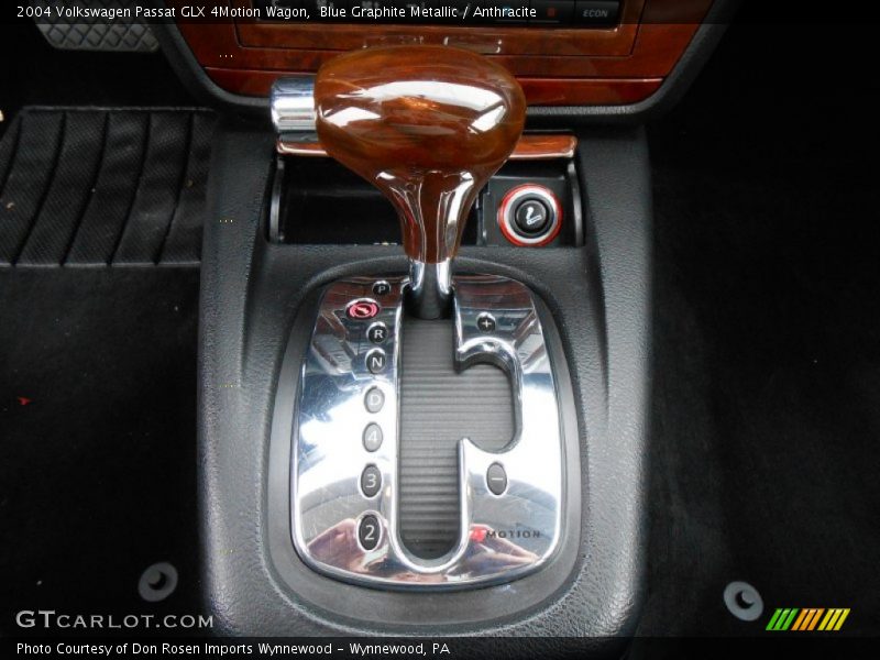  2004 Passat GLX 4Motion Wagon 5 Speed Automatic Shifter