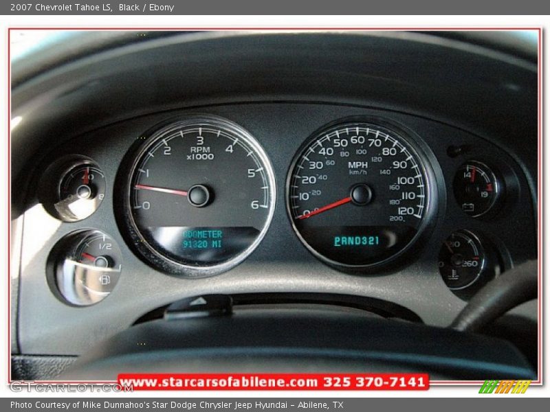 Black / Ebony 2007 Chevrolet Tahoe LS