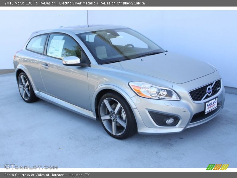 Electric Silver Metallic / R-Design Off Black/Calcite 2013 Volvo C30 T5 R-Design