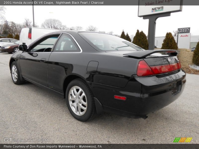 Nighthawk Black Pearl / Charcoal 2001 Honda Accord EX V6 Coupe