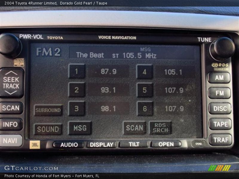 Dorado Gold Pearl / Taupe 2004 Toyota 4Runner Limited