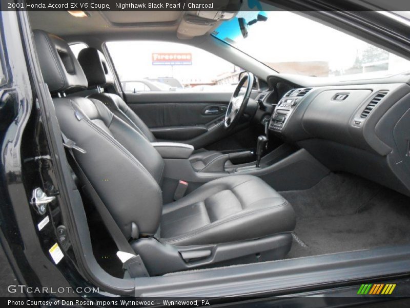 Nighthawk Black Pearl / Charcoal 2001 Honda Accord EX V6 Coupe
