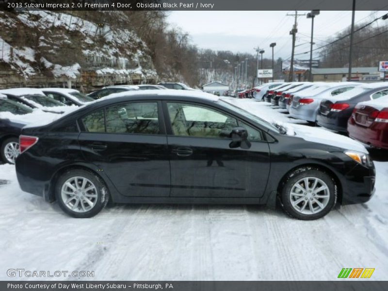 Obsidian Black Pearl / Ivory 2013 Subaru Impreza 2.0i Premium 4 Door