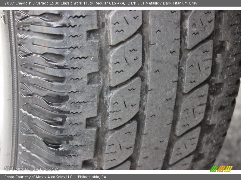 Dark Blue Metallic / Dark Titanium Gray 2007 Chevrolet Silverado 1500 Classic Work Truck Regular Cab 4x4