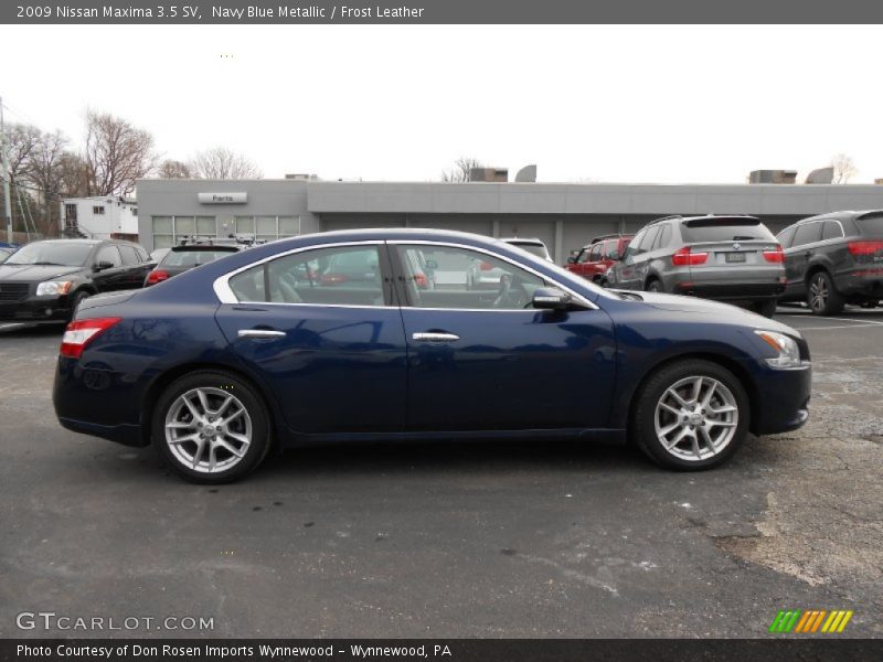Navy Blue Metallic / Frost Leather 2009 Nissan Maxima 3.5 SV
