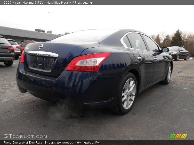 Navy Blue Metallic / Frost Leather 2009 Nissan Maxima 3.5 SV
