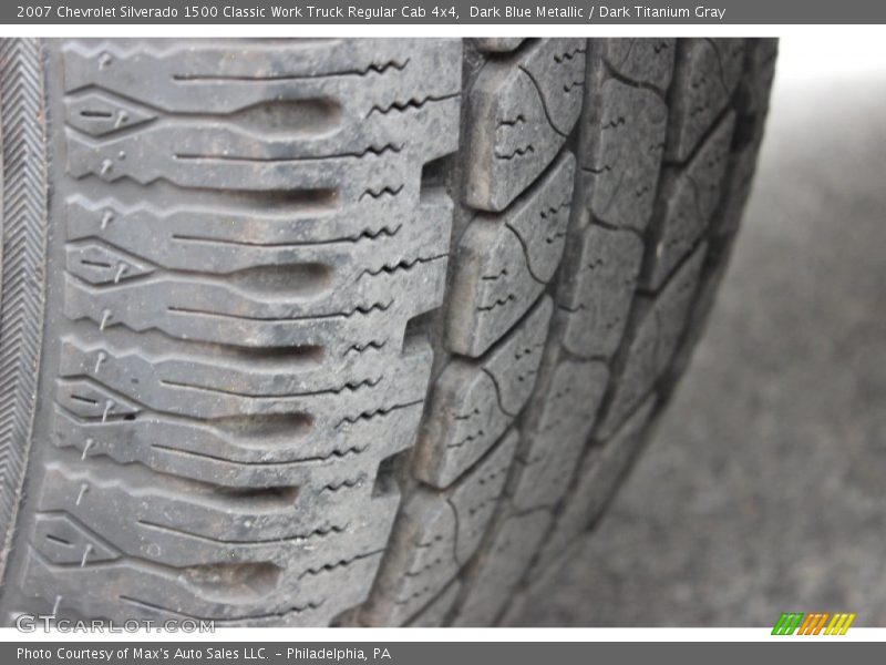 Dark Blue Metallic / Dark Titanium Gray 2007 Chevrolet Silverado 1500 Classic Work Truck Regular Cab 4x4