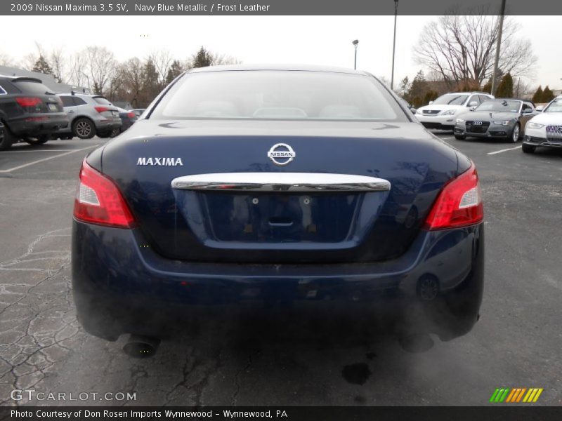 Navy Blue Metallic / Frost Leather 2009 Nissan Maxima 3.5 SV