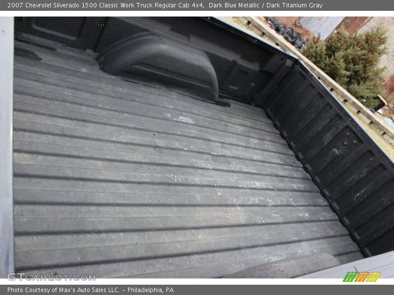 Dark Blue Metallic / Dark Titanium Gray 2007 Chevrolet Silverado 1500 Classic Work Truck Regular Cab 4x4