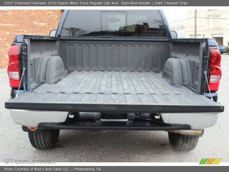 Dark Blue Metallic / Dark Titanium Gray 2007 Chevrolet Silverado 1500 Classic Work Truck Regular Cab 4x4