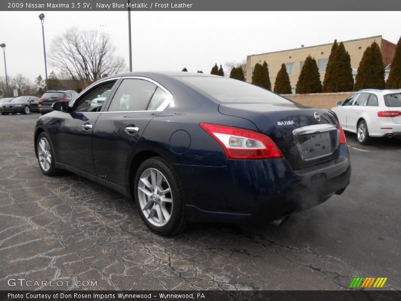 Navy Blue Metallic / Frost Leather 2009 Nissan Maxima 3.5 SV