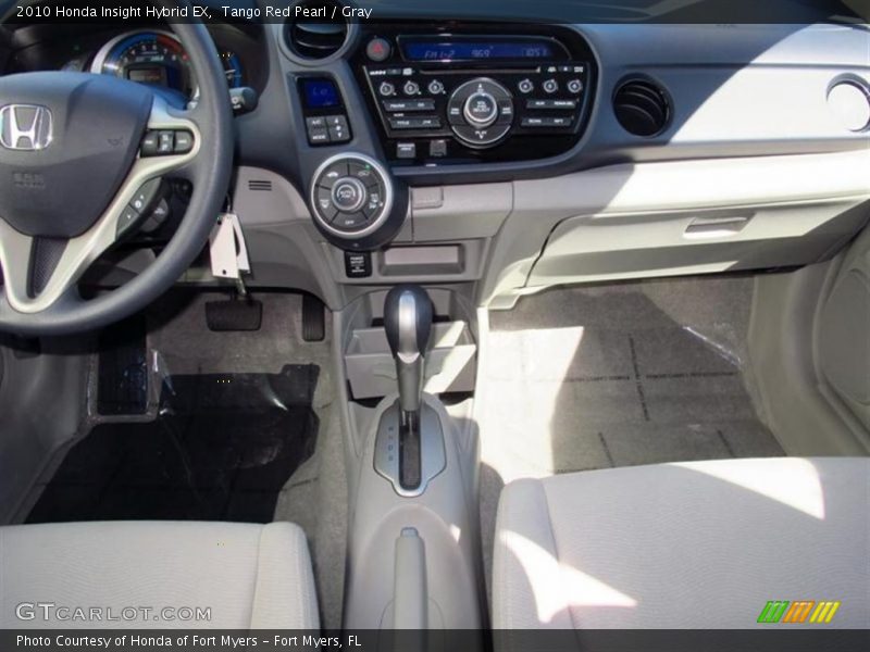 Tango Red Pearl / Gray 2010 Honda Insight Hybrid EX