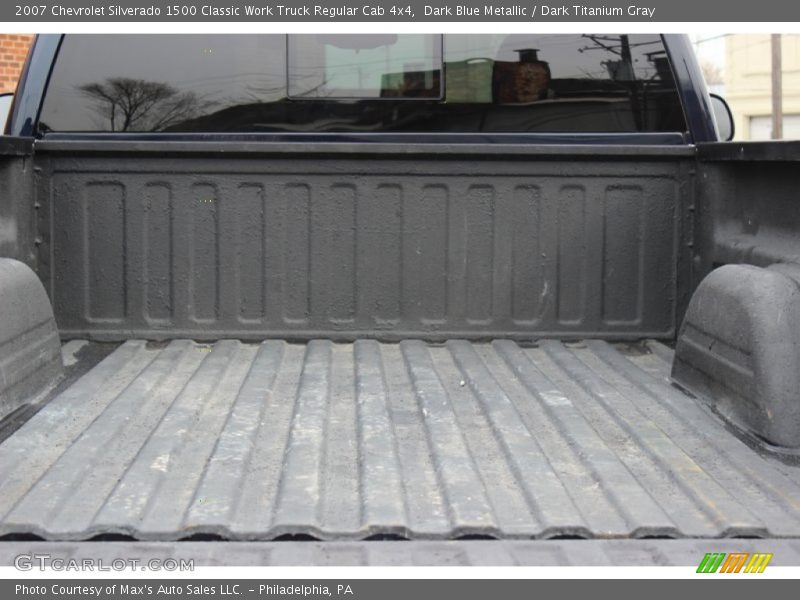 Dark Blue Metallic / Dark Titanium Gray 2007 Chevrolet Silverado 1500 Classic Work Truck Regular Cab 4x4
