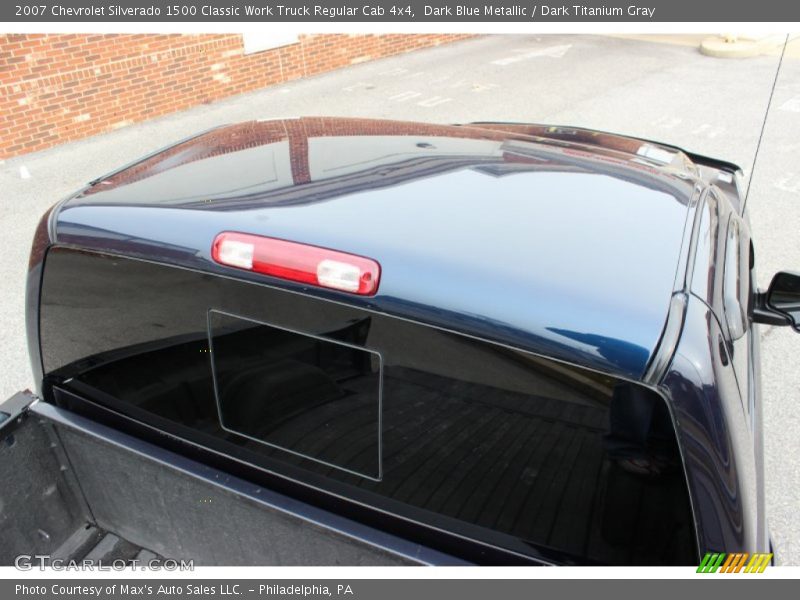 Dark Blue Metallic / Dark Titanium Gray 2007 Chevrolet Silverado 1500 Classic Work Truck Regular Cab 4x4