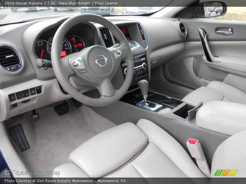 Navy Blue Metallic / Frost Leather 2009 Nissan Maxima 3.5 SV