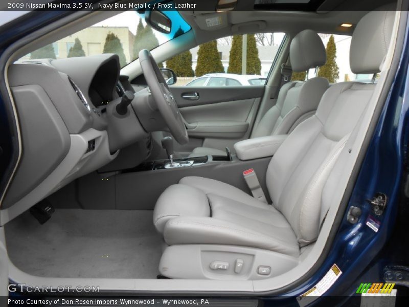 Navy Blue Metallic / Frost Leather 2009 Nissan Maxima 3.5 SV